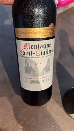 Bordeaux Montagne-saint-émilion La Cave Augustin Florent 2013