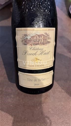 Langvedok Ni doloceno Château Puech-Haut Tête de Bélier 2010
