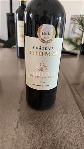 Bordeaux Francs-côtes-de-bordeaux Château Thomas 2020
