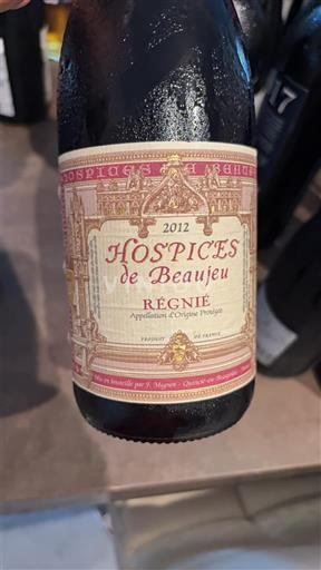 Beaujolais Régnié Hospices de Beaujeu 2012