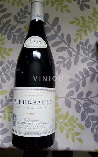 Burgundi Meursault Domaine Jean-Marie Bouzereau 2022
