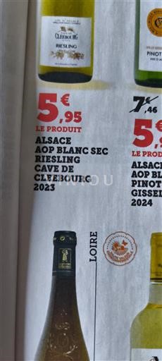 Alsace Grand Cru Cave de Cléebourg 2023
