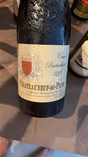 Valle del Rodano Châteauneuf-du-Pape Cuvée Particulière 2014