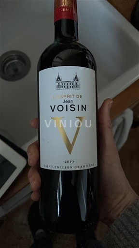 Bordeaux Saint-Émilion Grand Cru Grand Cru Jean Voisin L'Esprit de Jean Voisin 2019