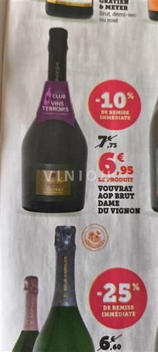 Loiretal Vouvray Dame du Vignon Ohne Jahrgang