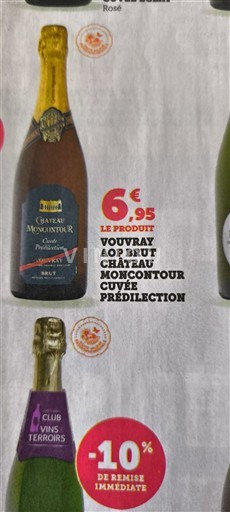 Loiretal Vouvray Château Moncontour Prédilection Ohne Jahrgang