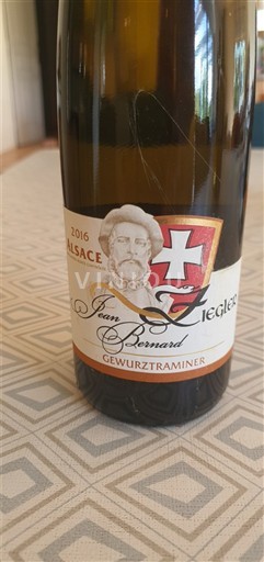 Alsace Jean-Bernard Ziegler Gewurztraminer 2016