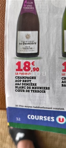 Champagne Šampanské A&J Demière Cœur de Terroir Neročník