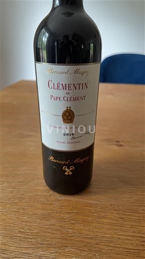 Bordeaux Pessac-Léognan Pape Clément Clémentin de Pape Clément 2016