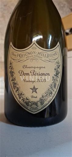 Champaña Champán Dom Pérignon Vintage 2003