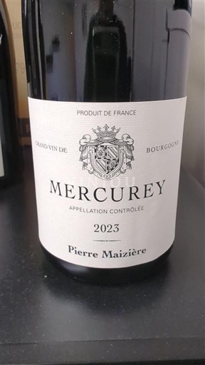 Borgogna Mercurey Pierre Maizière 2023