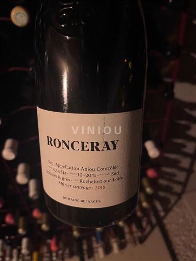 Vale do Loire Anjou Domaine Belargus Ronceray 2018