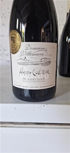 Languedoc Pic-Saint-Loup Domaine Villeneuve Happy Culteur Ohne Jahrgang
