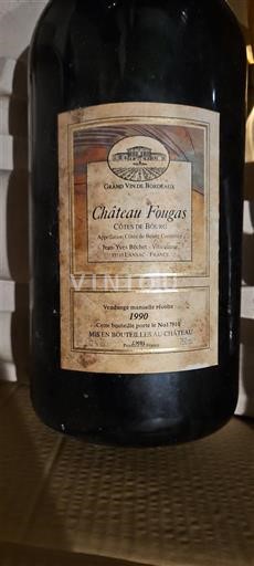 Bordeaux Côtes-de-bourg Château Fougàs 1990