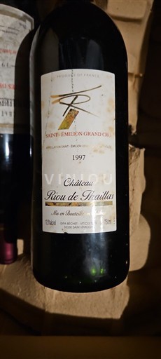 Bordeaux Saint-Émilion Grand Cru Château Riou de Thaillas 1997