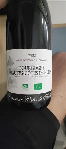Borgogna Hautes Côtes de Nuits Domaine Patrick Hudelot 2022