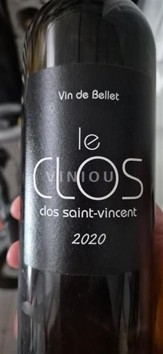 Provence Bellet Clos Saint-Vincent Le Clos 2020