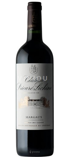 Vin Rouge sec Margaux (Grand Cru Classé) Château Prieuré Lichine 1988 France Bordeaux Margaux AOC
