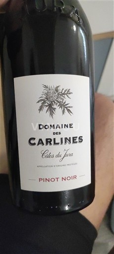 Vin Rouge sec Domaine Des Carlines Non millésimé France Jura Côtes-du-jura AOC