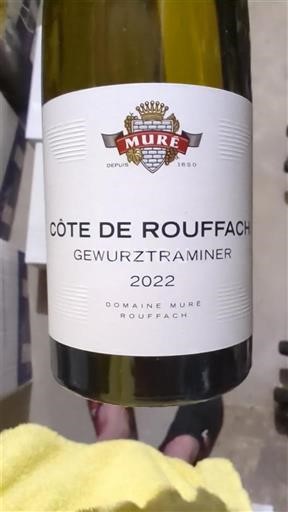 Elzas Alsace Grand Cru Grand Cru Domaine Mure Côte de Rouffach Gewurztraminer 2022