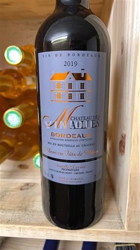 Burdeos Bordeaux Château Des Mailles 2019