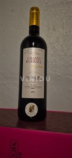 Bordeaux Blaye-Côtes-de-Bordeaux Château Grand Barrail 2019
