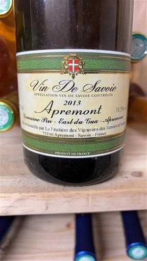 Savoie och Bugey Apremont Domaine Pin - Earl du Gua 2013