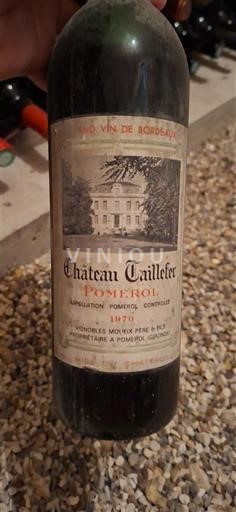 Bordeaux Pomerol Château Taillefer 1970