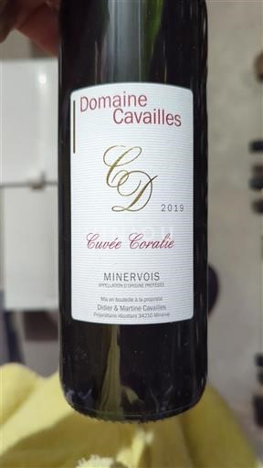 Linguadoca Minervois Domaine Cavailles Coralie 2019