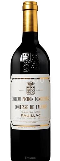 Bordeaux Pauillac Château Pichon Longueville Comtesse de Lalande Pauillac (Grand Cru Classé) 1990