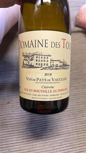 Rhônen laakso Määrittelemätön Domaine des Tours 2019