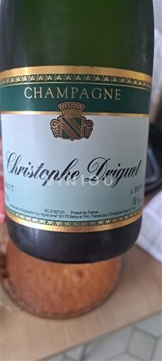 Champaña Champán Christophe Driguet 2023