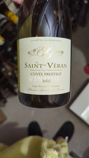 Burgundsko Saint-Véran EARL Gilles Morat Prestige 2021