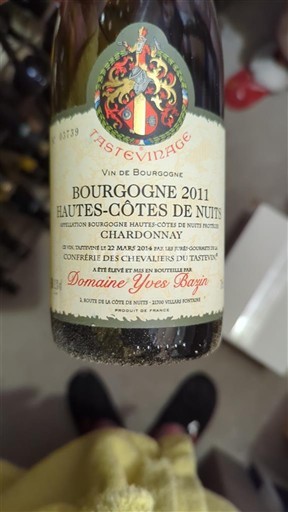 Borgogna Hautes Côtes de Nuits Domaine Yves Bazin 2011