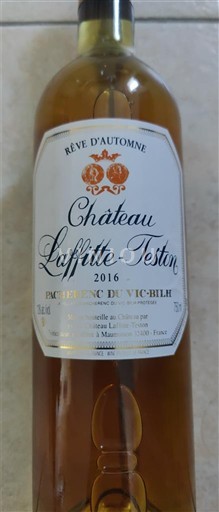 Lounais-Ranska Pacherenc-du-vic-bilh Château Laffitte-Teston Rêve d'Automne 2016