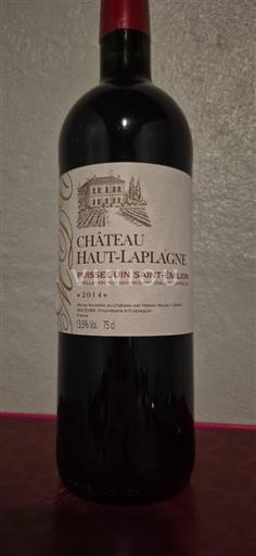 Bordeaux Puisseguin-Saint-Émilion Château Haut-Laplagne 2014