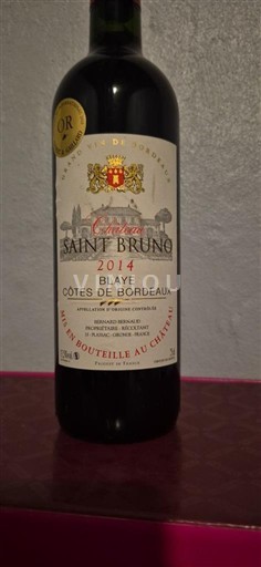Bordeaux Blaye-Côtes-de-Bordeaux Château Saint Bruno 2014