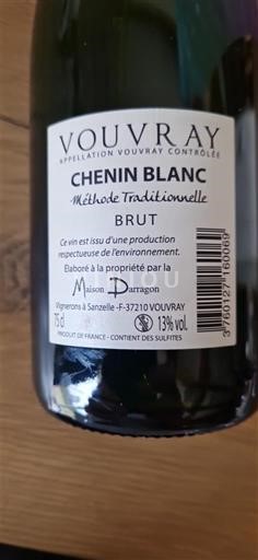 Loiretal Vouvray Maison Darragon Ohne Jahrgang