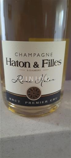 Champaña Champán Premier Cru Haton & Filles René Haton Sin añada