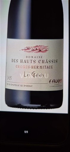 Rhône-dalen Crozes-Hermitage Domaine Des Hauts Châssis Les Galets 2023