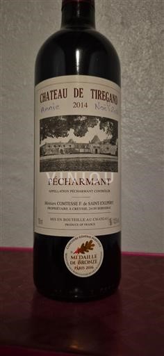 Sydväst Pécharmant Château Tiregand 2014