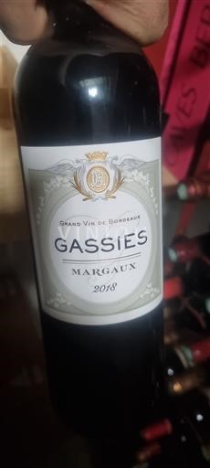 Bordeaux Margaux Château Gassies 2018