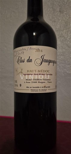 Burdeos Haut-Médoc Clos du Jaugueyron 2014