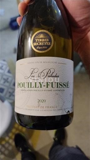 Borgogna Pouilly-fuissé Terres Secrètes Les Préludes 2020