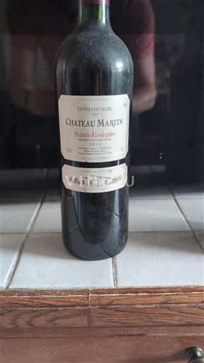 Bordeaux Saint-Estèphe Château Martin Coutelin 2013