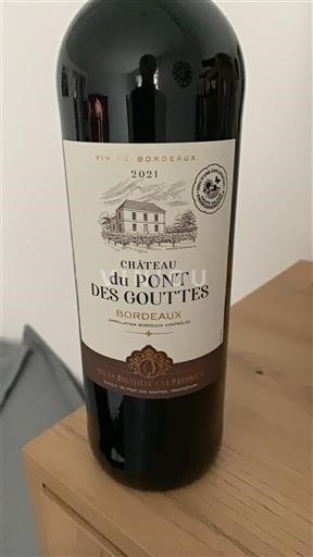Burdeos Bordeaux Château Pont des Gouttes 2021