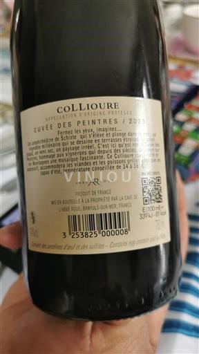 Roussillon Collioure Cuvée des Peintres 2023