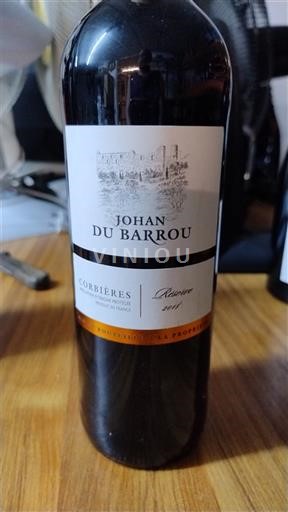 Linguadoca Corbières Johan du Barrou Réserve 2018