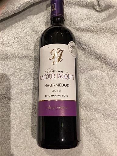 Bordeaux Haut-Médoc Château Lacour Jacquet 2015
