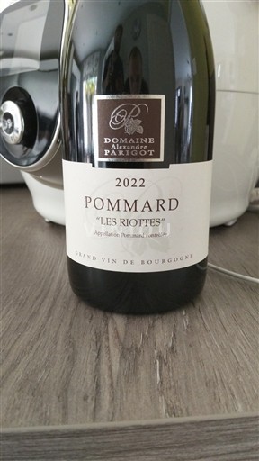 Burgundsko Pommard Domaine Alexandre Parigot Les Riottes 2022
